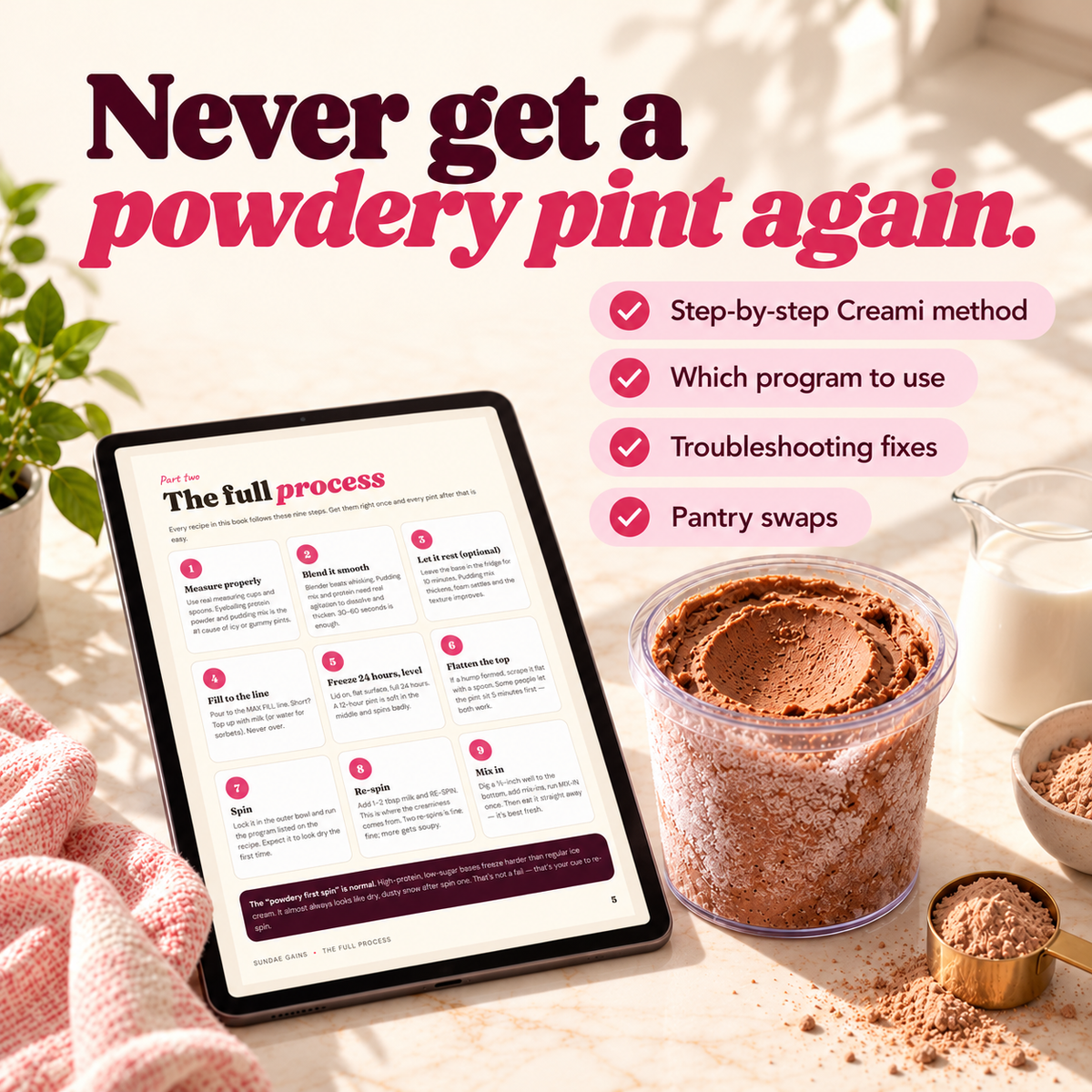Sundae Gains: 100 High-Protein Ninja CREAMi Recipes