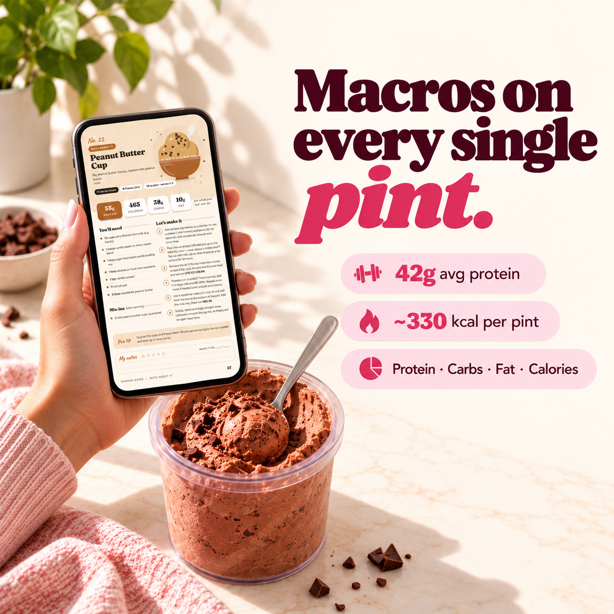 Sundae Gains: 100 High-Protein Ninja CREAMi Recipes